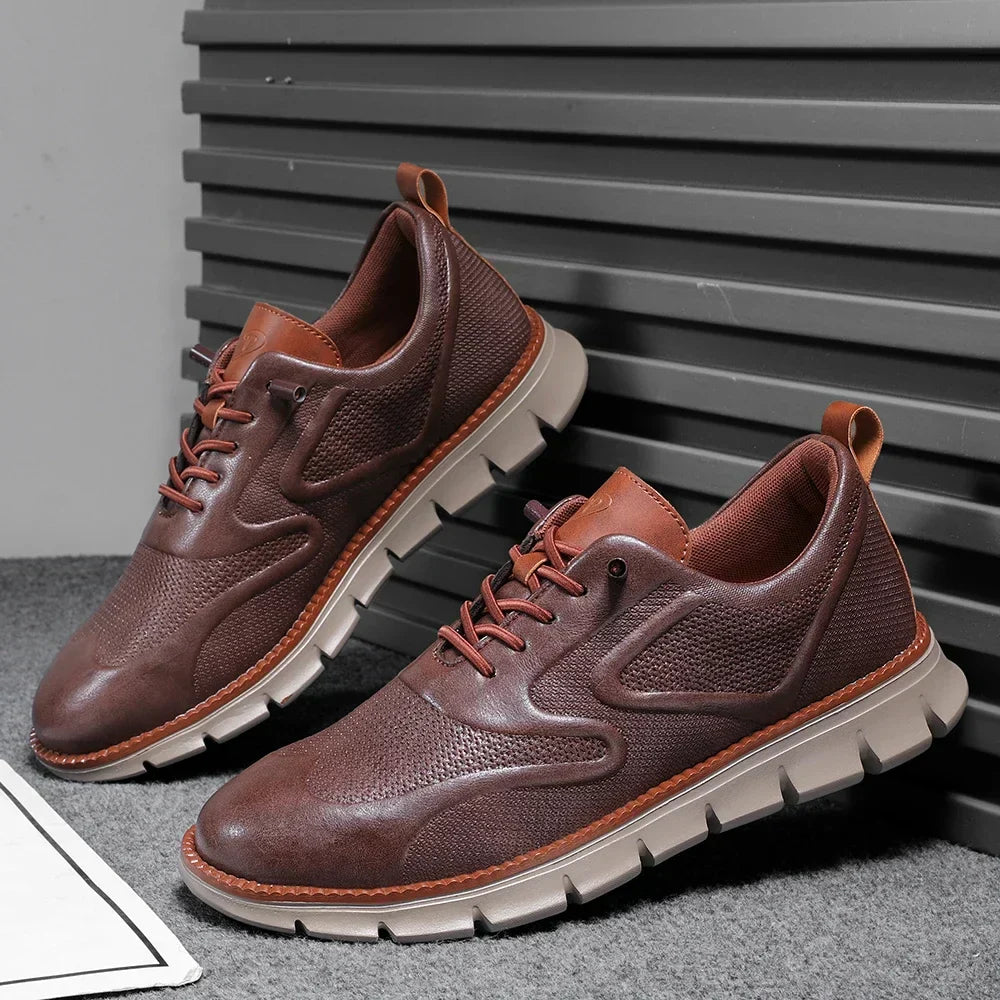 Norado | Herren Leder Sneaker Schnürschuhe Casual Herren