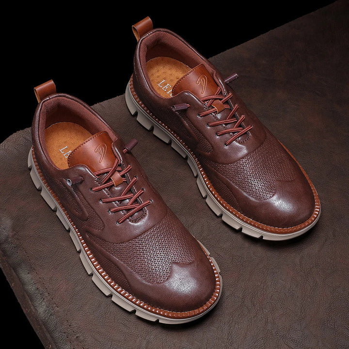 Norado | Herren Leder Sneaker Schnürschuhe Casual Herren