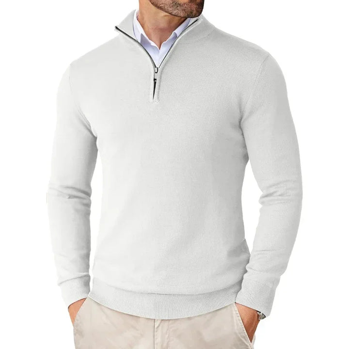 Eriko | Herren Troyer Pullover Half-Zip Langarm