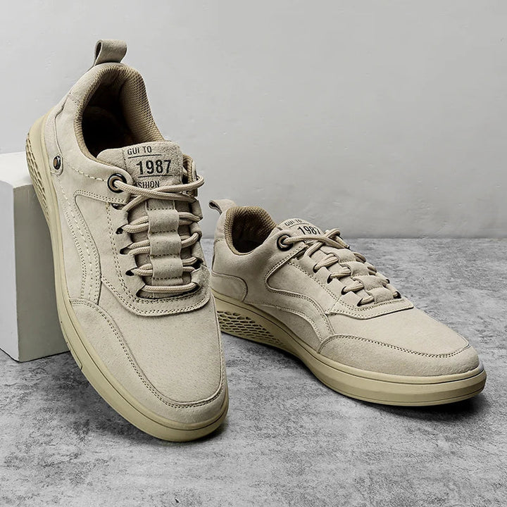 Barton | Herren Wildleder Sneaker Schnürschuhe Casual