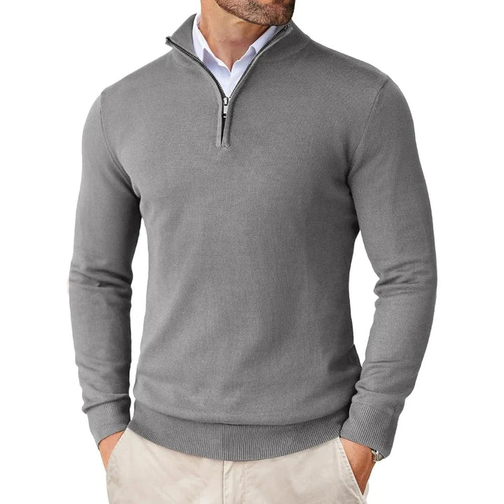 Eriko | Herren Troyer Pullover Half-Zip Langarm