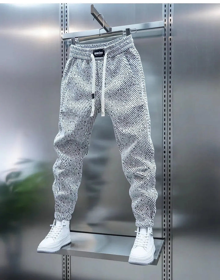 Drake | Herren Jogginghose Strukturiert Slim Fit Freizeithose