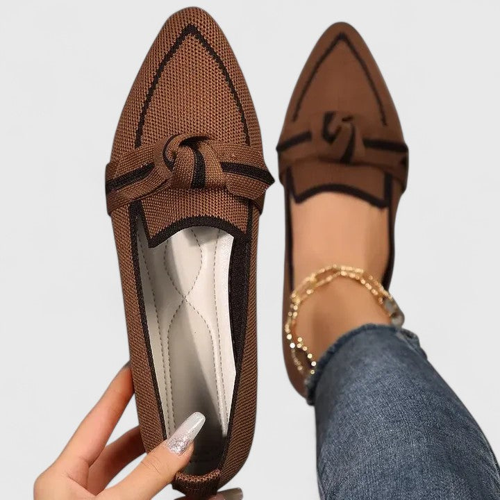 Stella | Damen Loafer Spitze Zehenpartie Slip-On Flache Schuhe Komfort