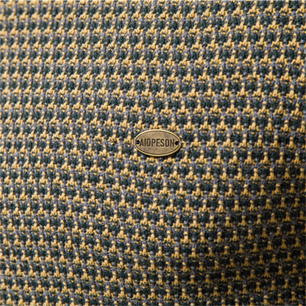 Jasper | Herrenpullover, Rundhalsausschnitt, Melange-Muster, Kontrast