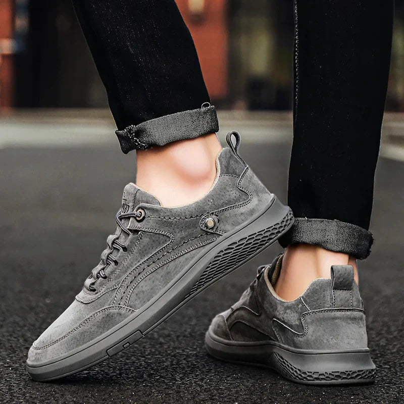 Barton | Herren Wildleder Sneaker Schnürschuhe Casual