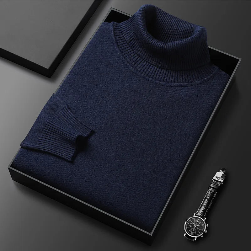 Dries | Herren-Pullover mit schmaler Passform und feinem Rollkragen
