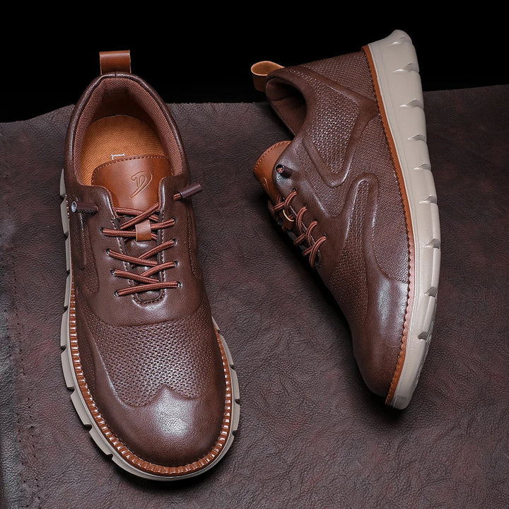 Norado | Herren Leder Sneaker Schnürschuhe Casual Herren