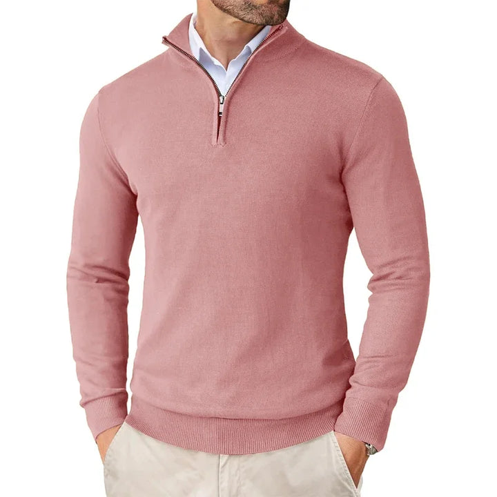 Eriko | Herren Troyer Pullover Half-Zip Langarm