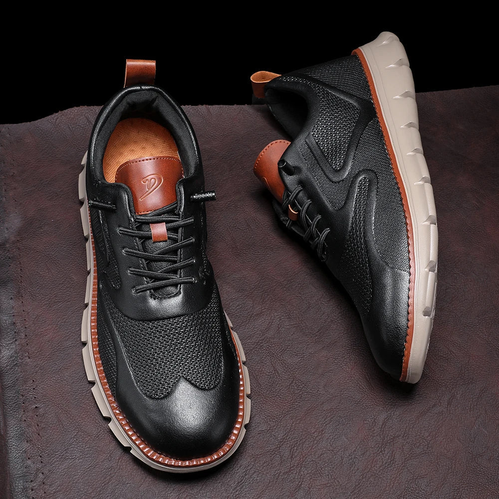 Norado | Herren Leder Sneaker Schnürschuhe Casual Herren