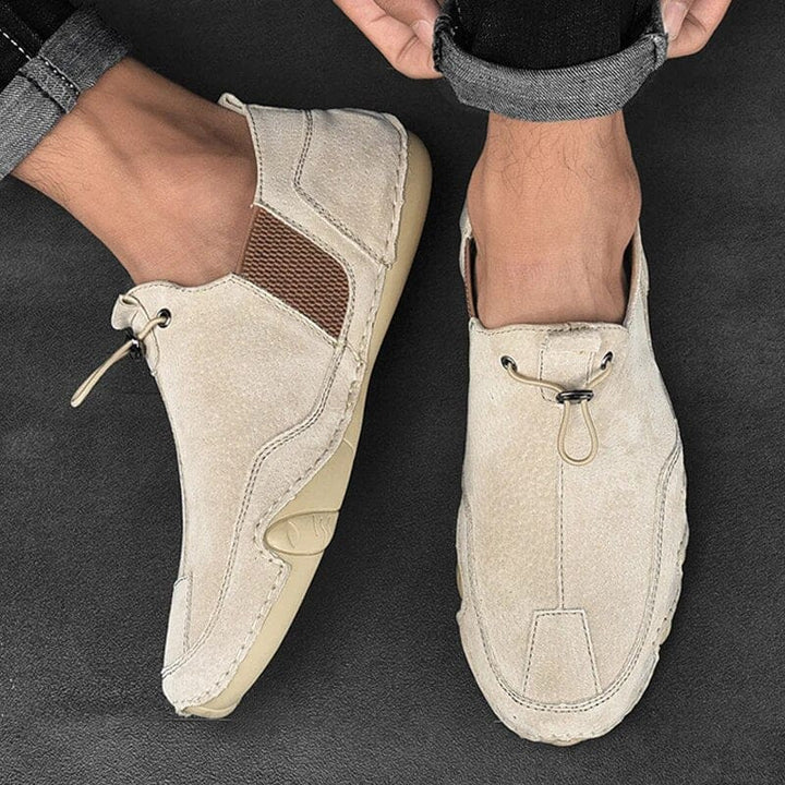 Lenzo | Herren Wildleder Slipper Slip-on Loafer Casual