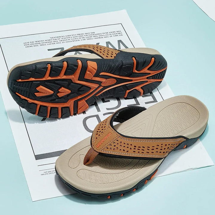 Marco | Herren Flip Flops outdoor, Zehensandalen mit Profilsohle