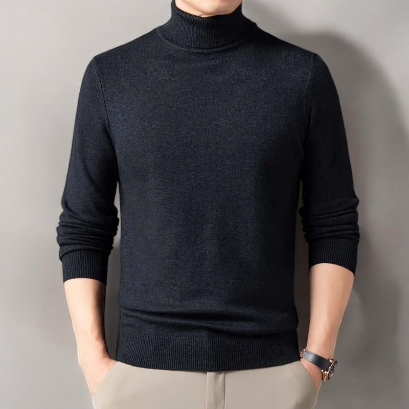 Dries | Herren-Pullover mit schmaler Passform und feinem Rollkragen