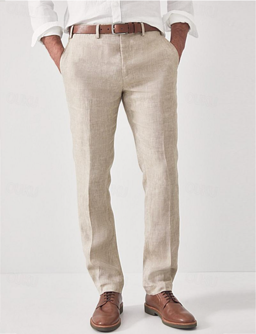 Jero | Elegante Freizeit-Hose für Herren in schmaler Passform
