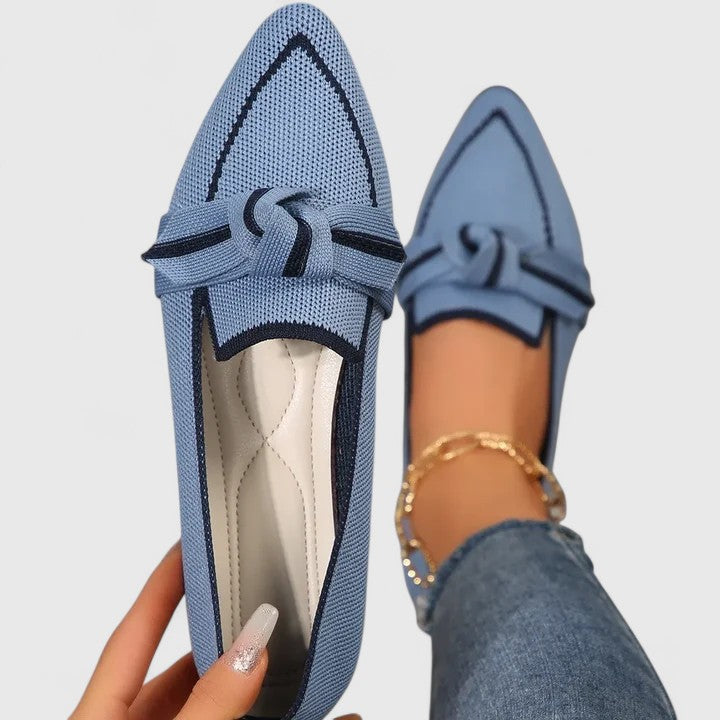 Stella | Damen Loafer Spitze Zehenpartie Slip-On Flache Schuhe Komfort