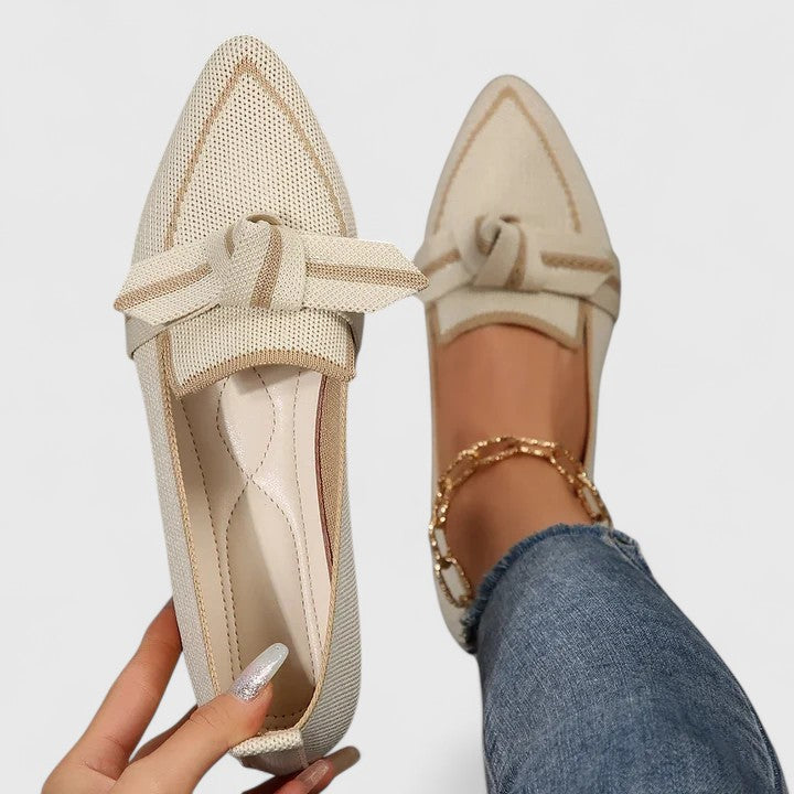 Stella | Damen Loafer Spitze Zehenpartie Slip-On Flache Schuhe Komfort