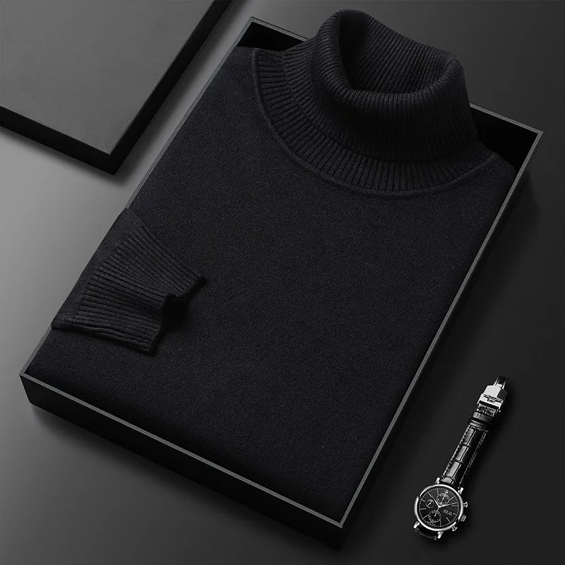 Dries | Herren-Pullover mit schmaler Passform und feinem Rollkragen
