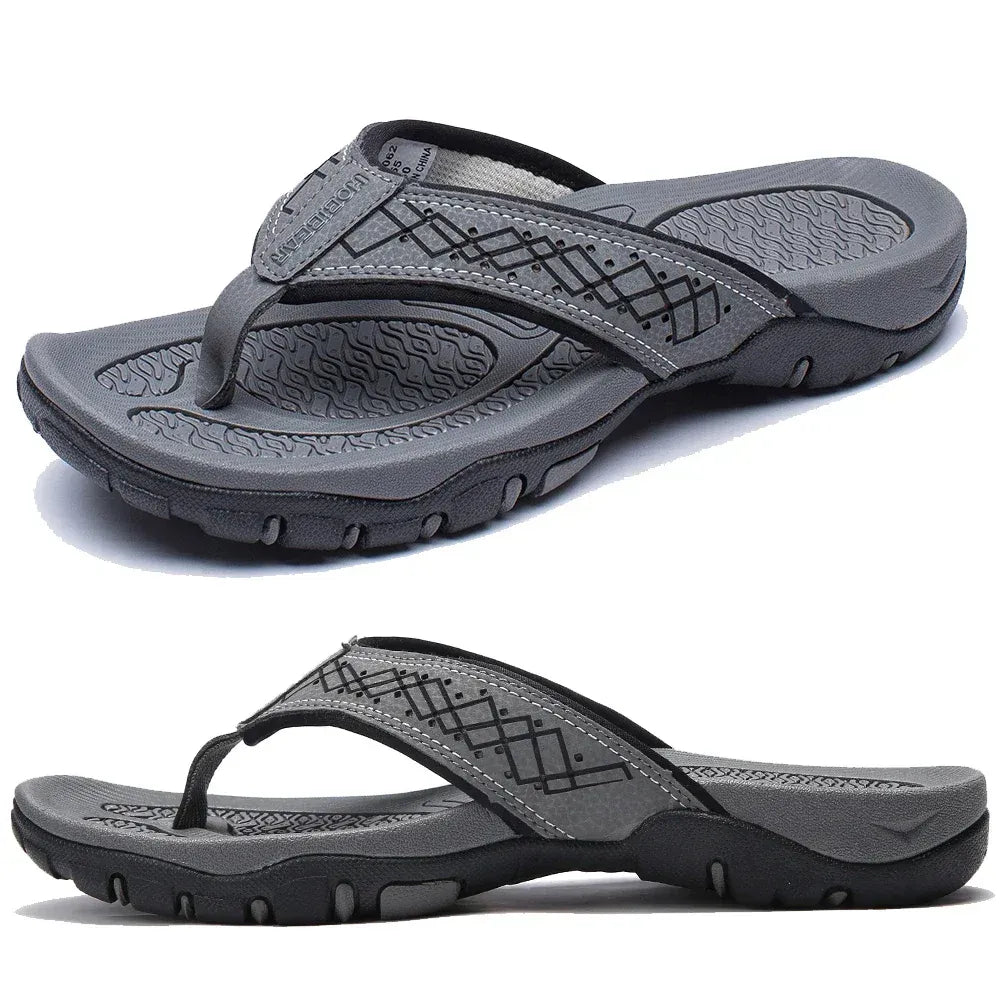 Marco | Herren Flip Flops outdoor, Zehensandalen mit Profilsohle