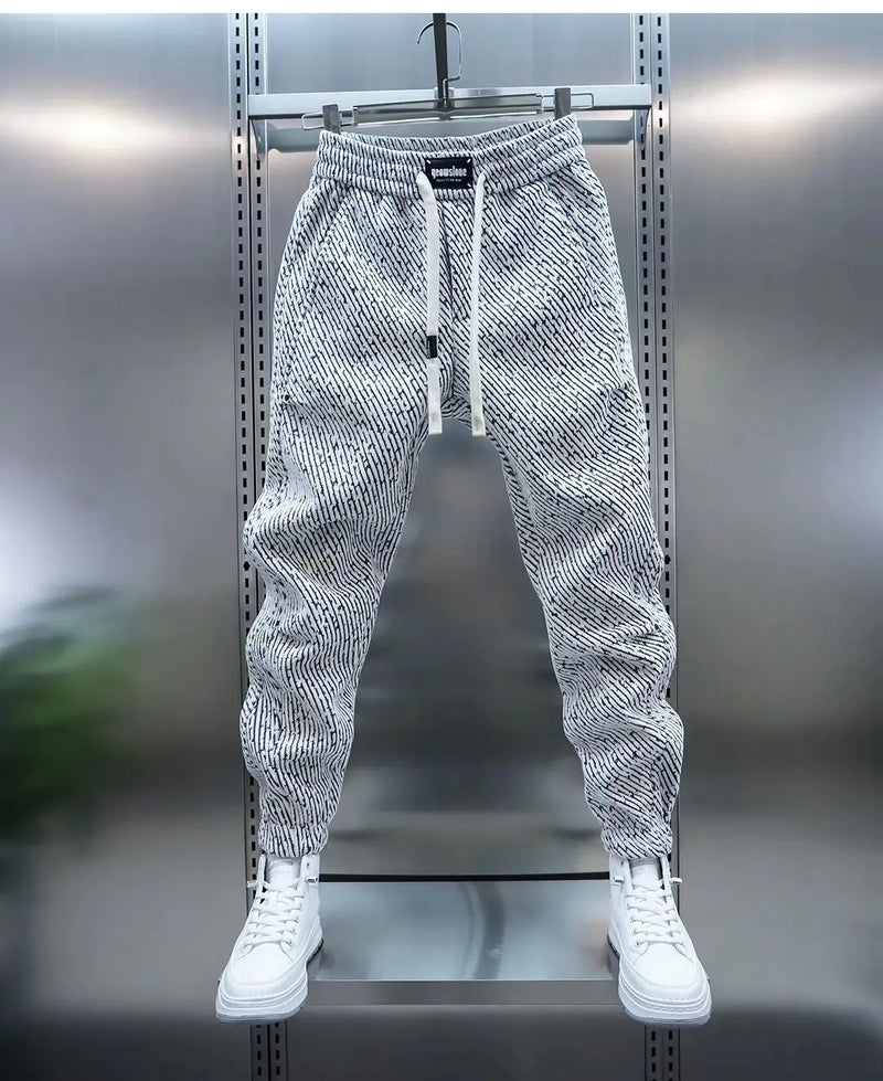 Drake | Herren Jogginghose Strukturiert Slim Fit Freizeithose
