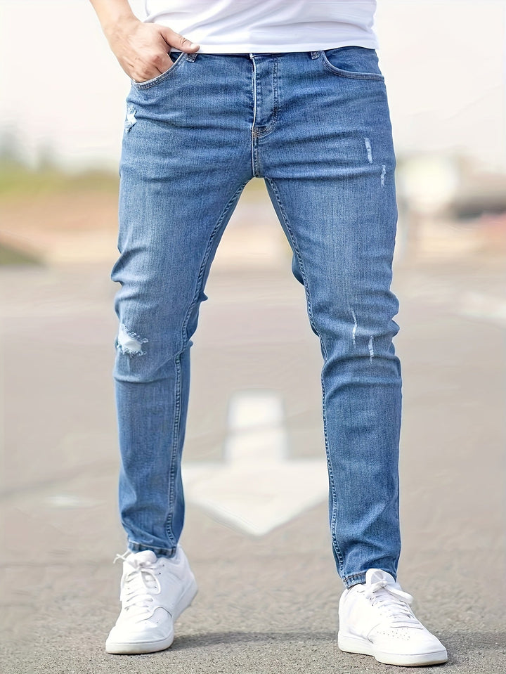Kyro | Herren Slim Fit Jeans Destroyed Stretch