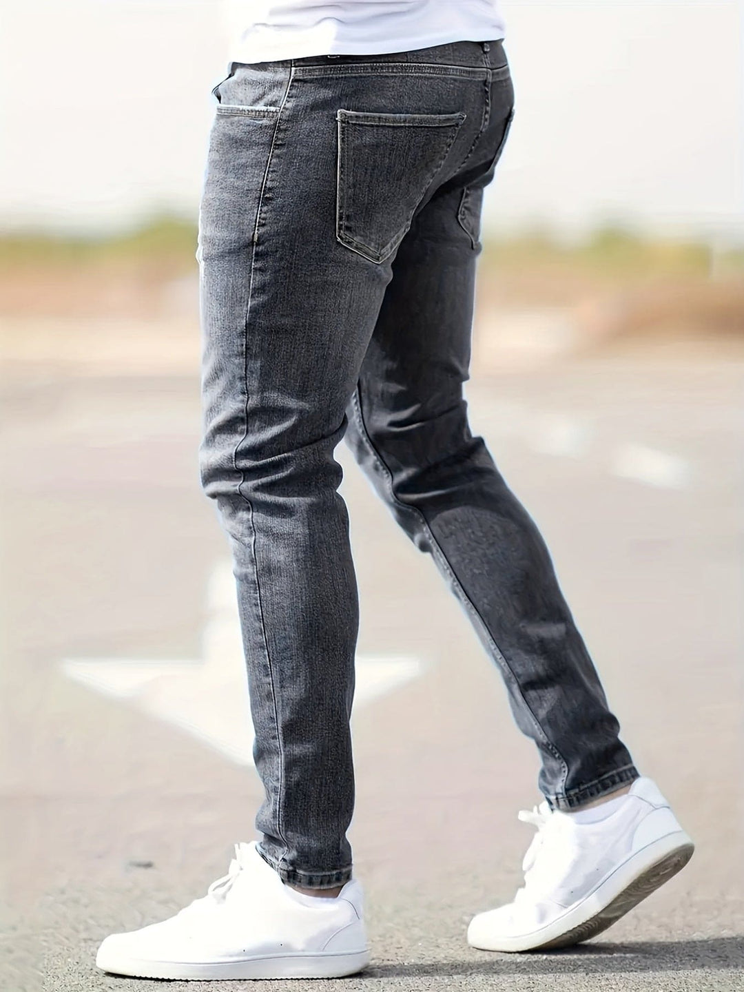 Kyro | Herren Slim Fit Jeans Destroyed Stretch