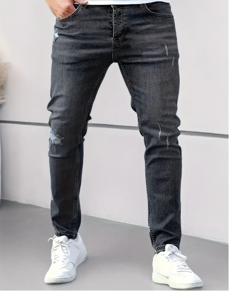 Kyro | Herren Slim Fit Jeans Destroyed Stretch
