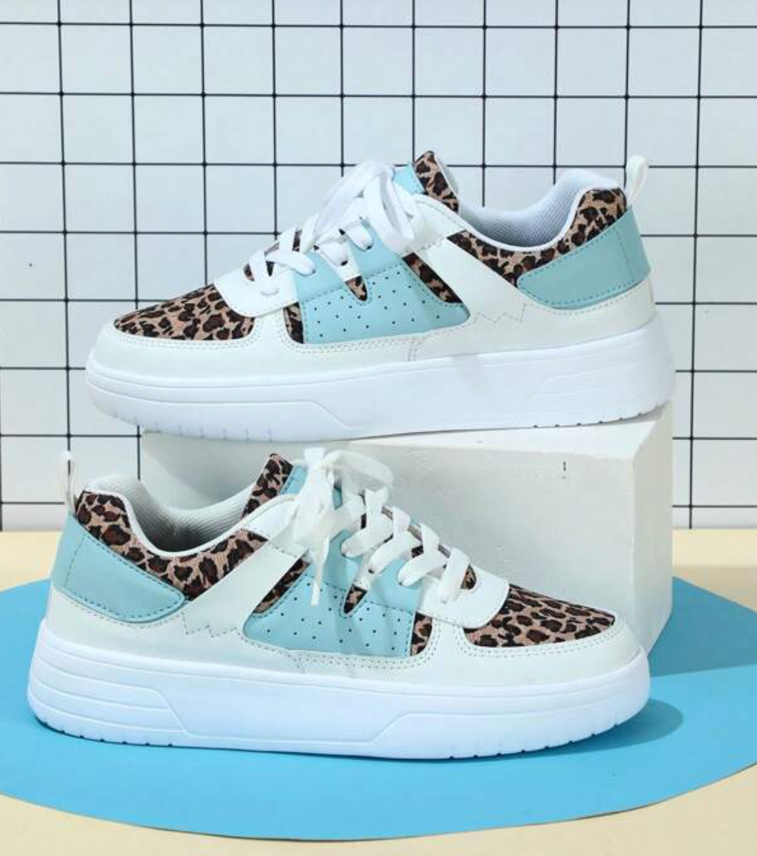 Myla | Damen Plateau Sneaker Schnürung Frühling