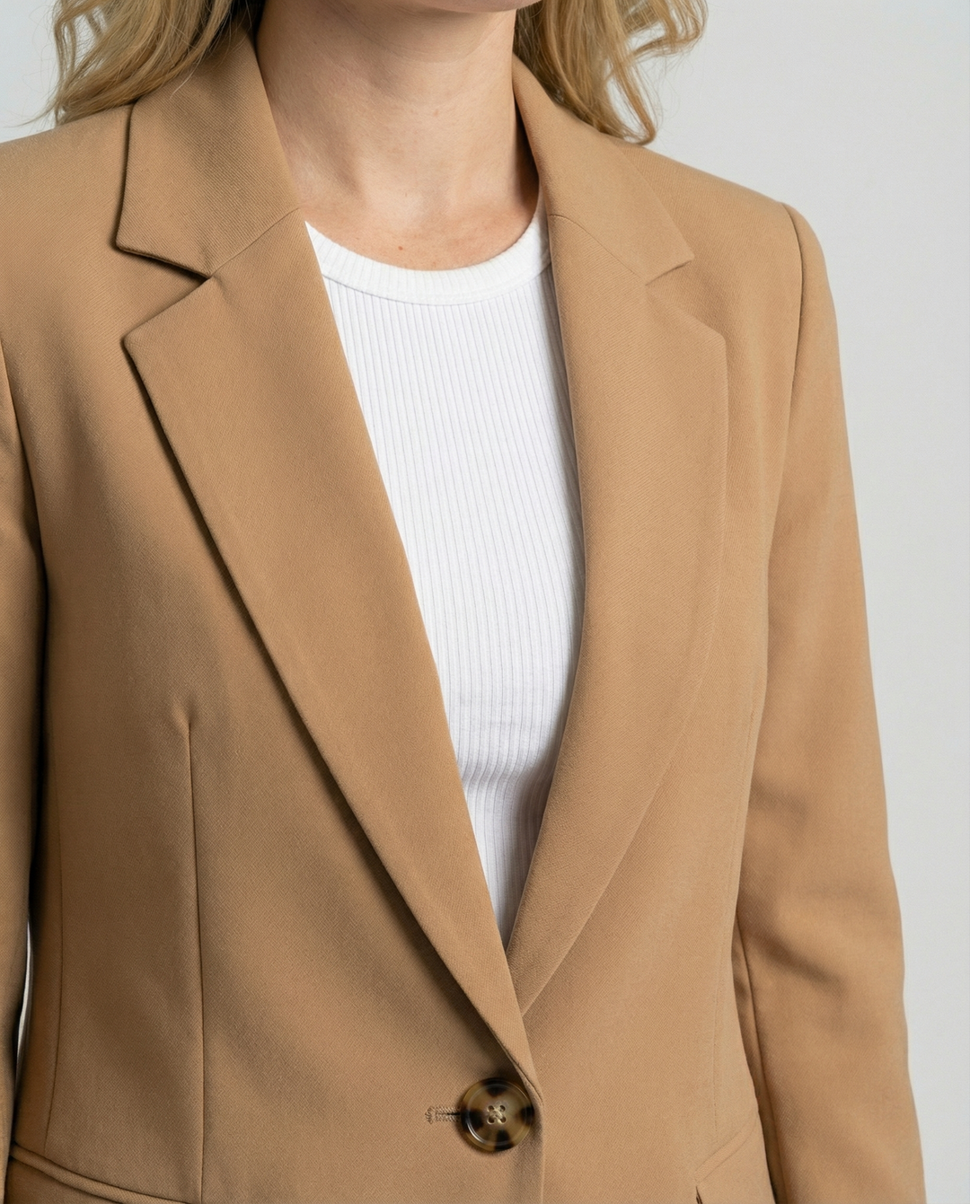 Elena | Damen Blazer Elegant Einknöpfer Langarm Damenjacke