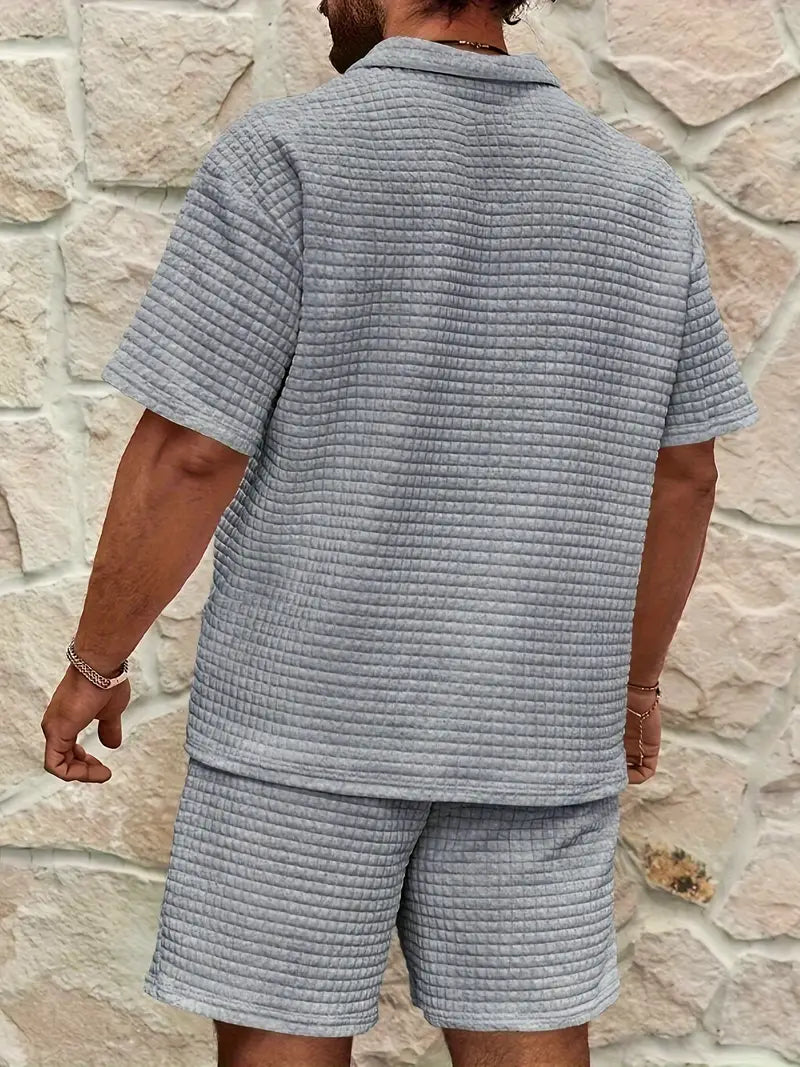 Nozi | Herren Polo Set Kurzarm Shirt und Short Sommer