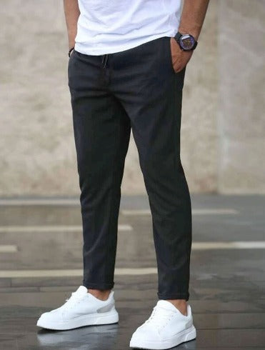Erik | Herren Chino Hose Slim Fit Kordelzug Stretch