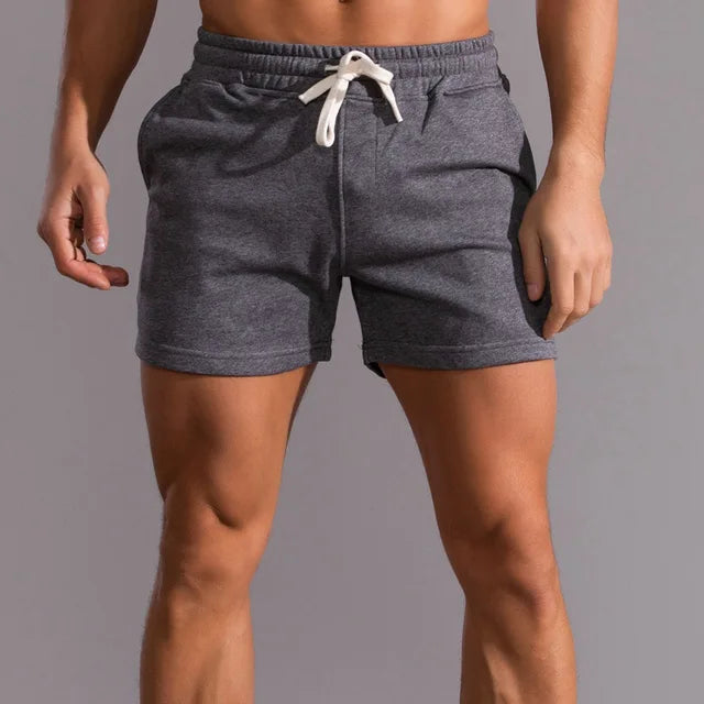 Leonel | Herren Jogger Shorts mit Kordelzug und Taschen - Black - Image 3