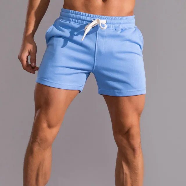 Leonel | Herren Jogger Shorts mit Kordelzug und Taschen - Black - Image 2