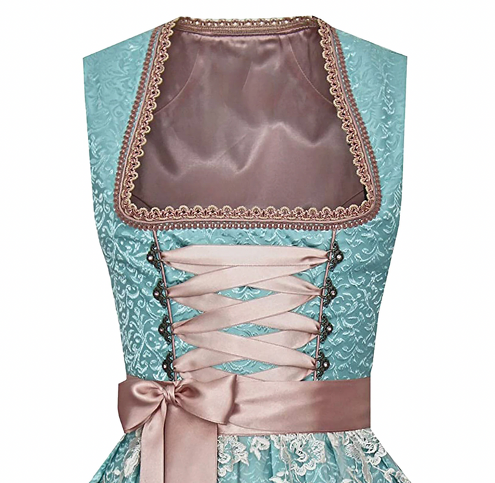 Lieselotte | Damen Dirndl Oktoberfest Trachtenkleid - Turquoise - Image 1