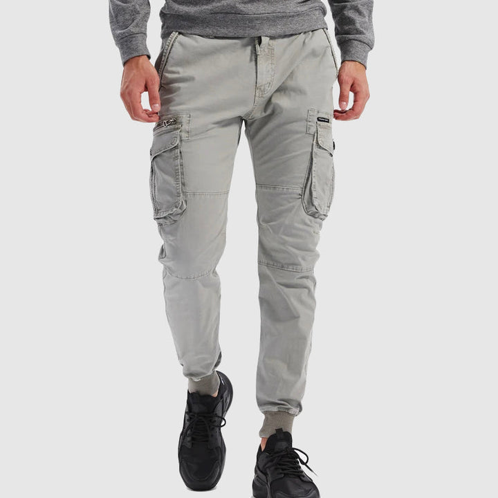 Rex | Herren Cargo Jogger Hose mit Gummibund