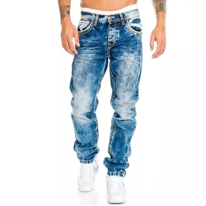 Ruben | Herren Baggy Jeans Vintage Wash Loose Fit