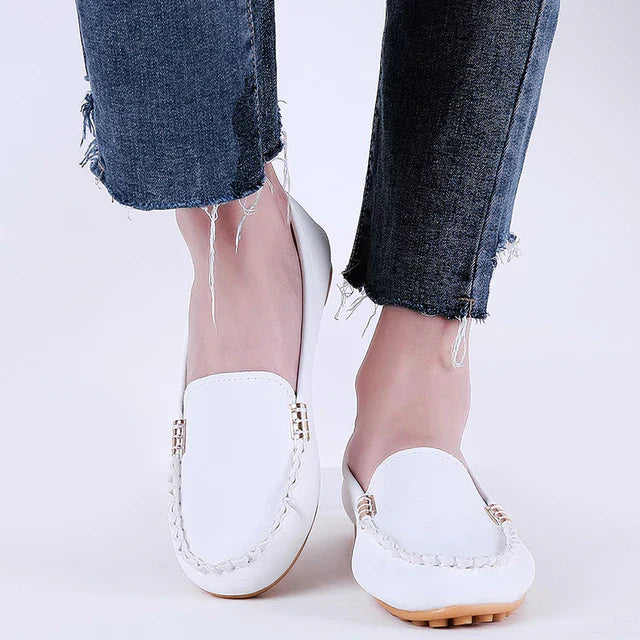 Mila | Damen Slipper Flach Bequem Slip-On Freizeitschuh