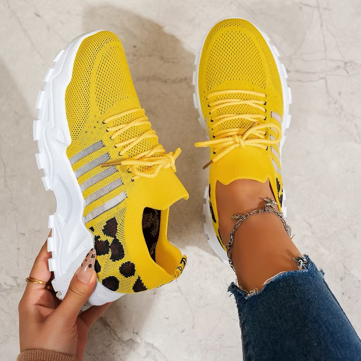 Luna | Damen Sneaker mit dicker Sohle, Lace-up