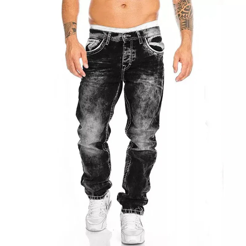 Ruben | Herren Baggy Jeans Vintage Wash Loose Fit