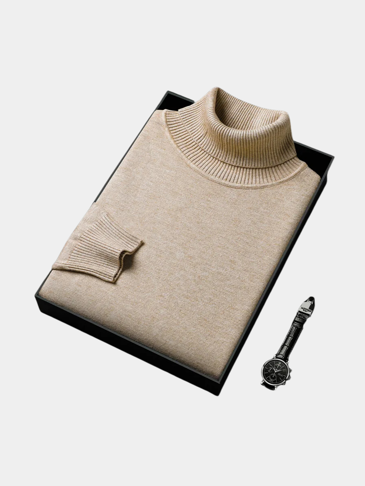 Dries | Herren-Pullover mit schmaler Passform und feinem Rollkragen
