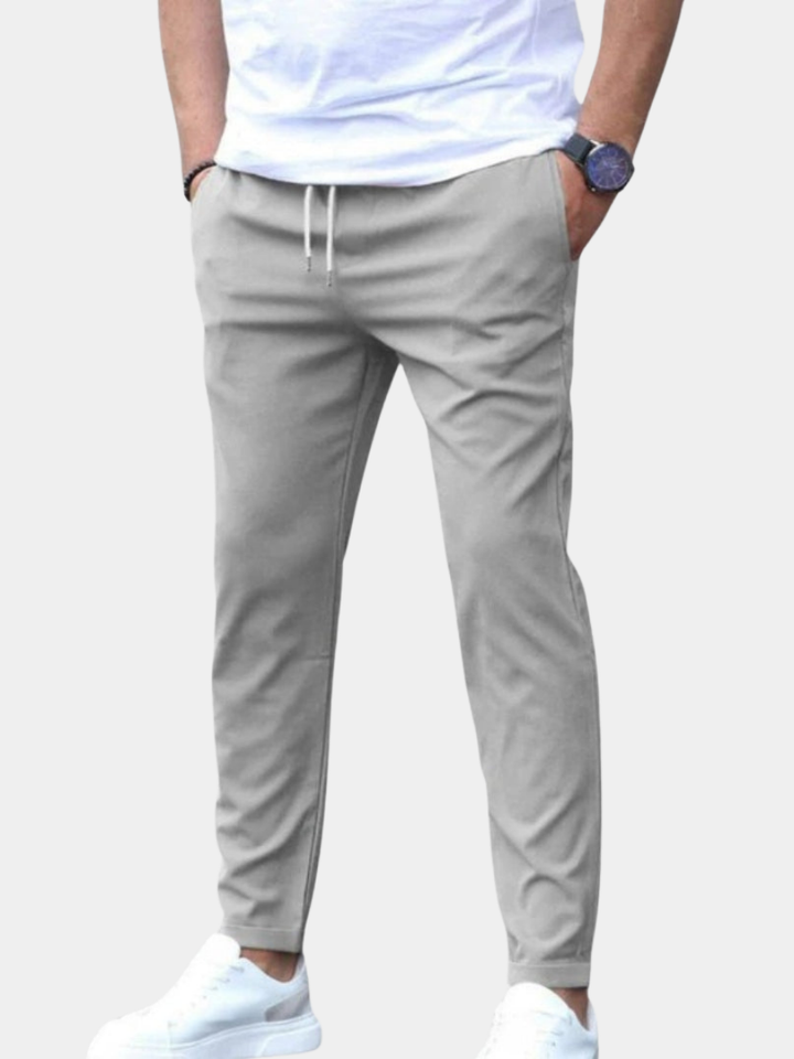 Koen | Herren Jogger Chino Slim Fit Tunnelzug Stretch