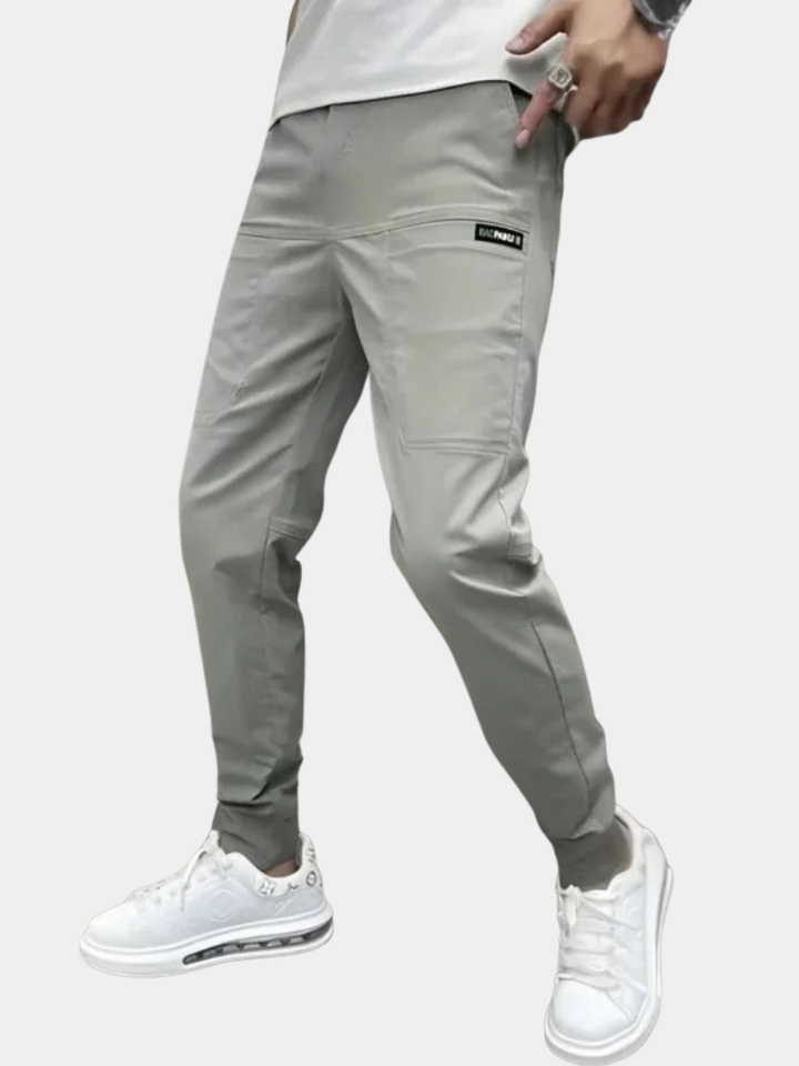 Bram | Herren Stretch Cargo Jogger Slim Fit Rippbündchen