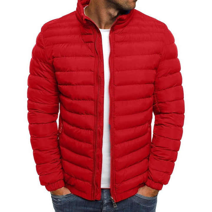 Aldwin | Herren Leichte Steppjacke Stehkragen - Turquoise - Image 2