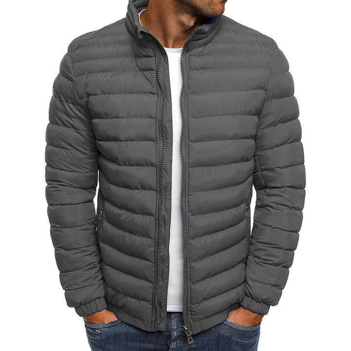 Aldwin | Herren Leichte Steppjacke Stehkragen - Turquoise - Image 3