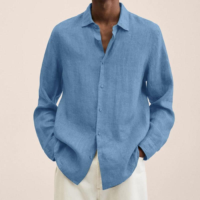 Amadeus | Damen Langarm Hemd Navy - Navy - Image 4
