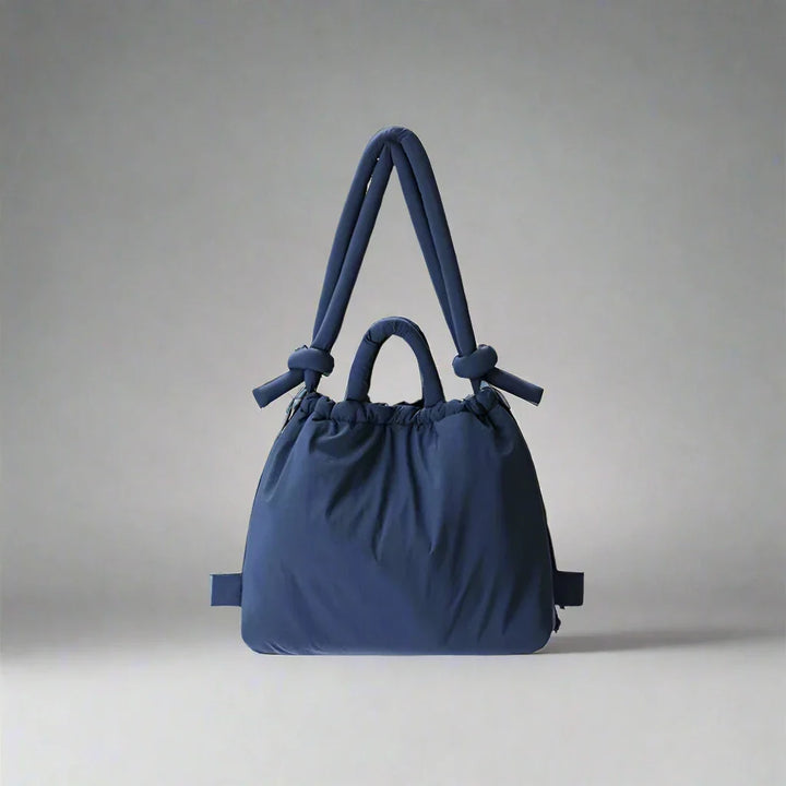 Astoria | Damen Gesteppte Puffer Handtasche - Beige - Image 13