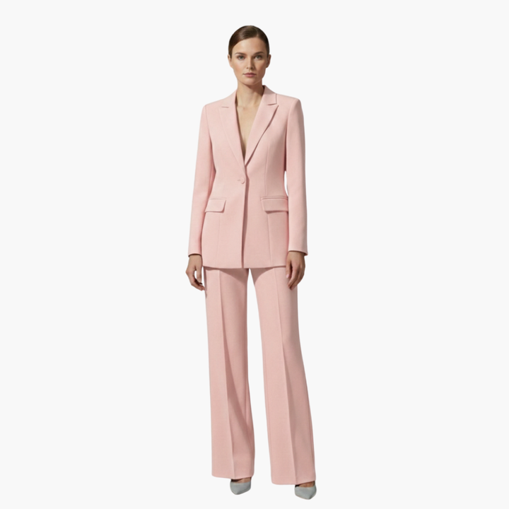 Aurelia | Damen Hellblau Hosenanzug Set - Light Blue - Image 10