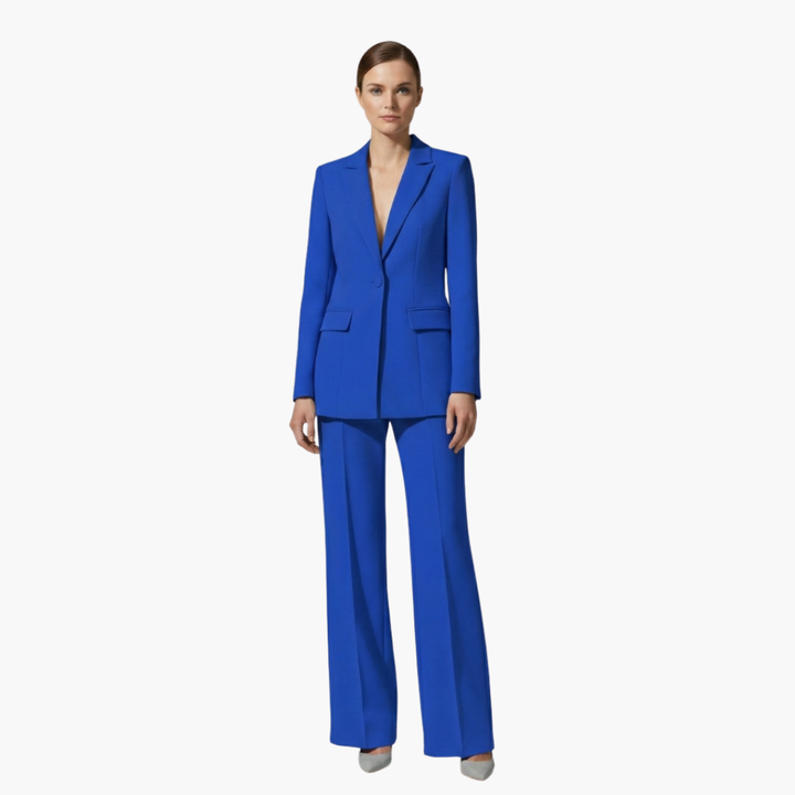Aurelia | Damen Hellblau Hosenanzug Set - Light Blue - Image 7