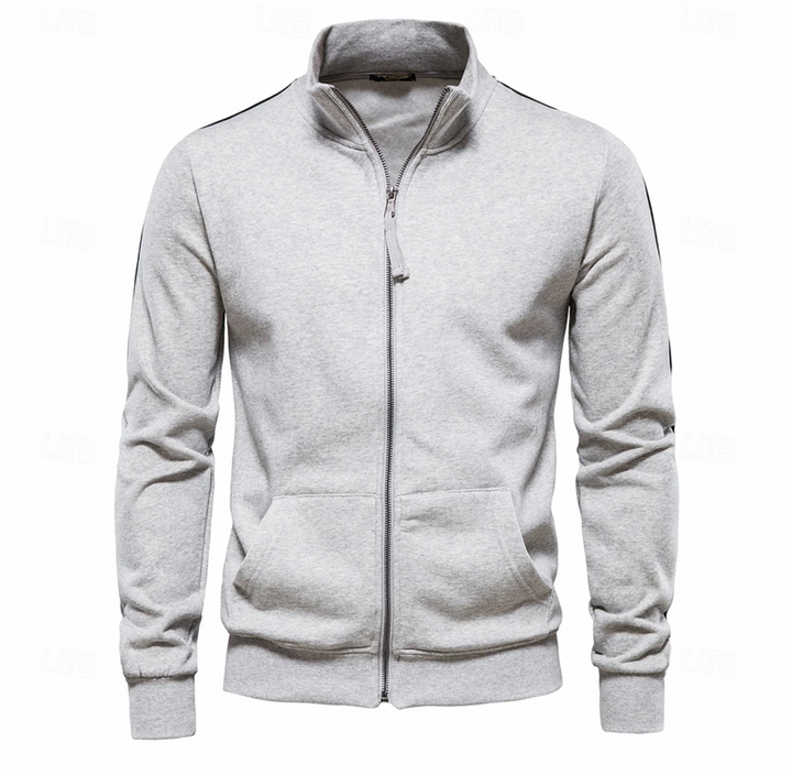 Aurelius | Herren Sweatjacke mit Stehkragen Navy - Navy - Image 2