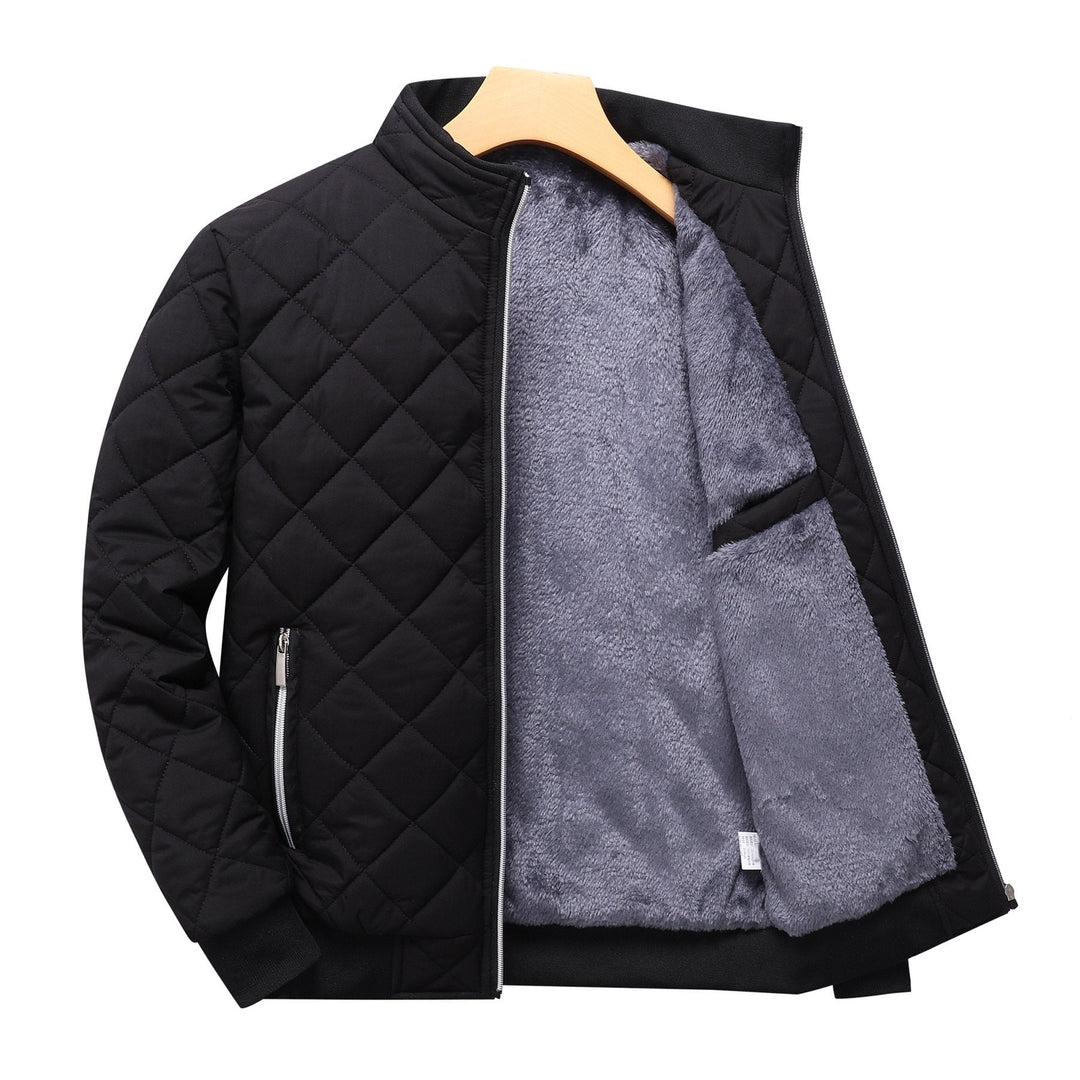 Baldfred | Herren Steppjacke mit Fleecefutter - Black - Image 1