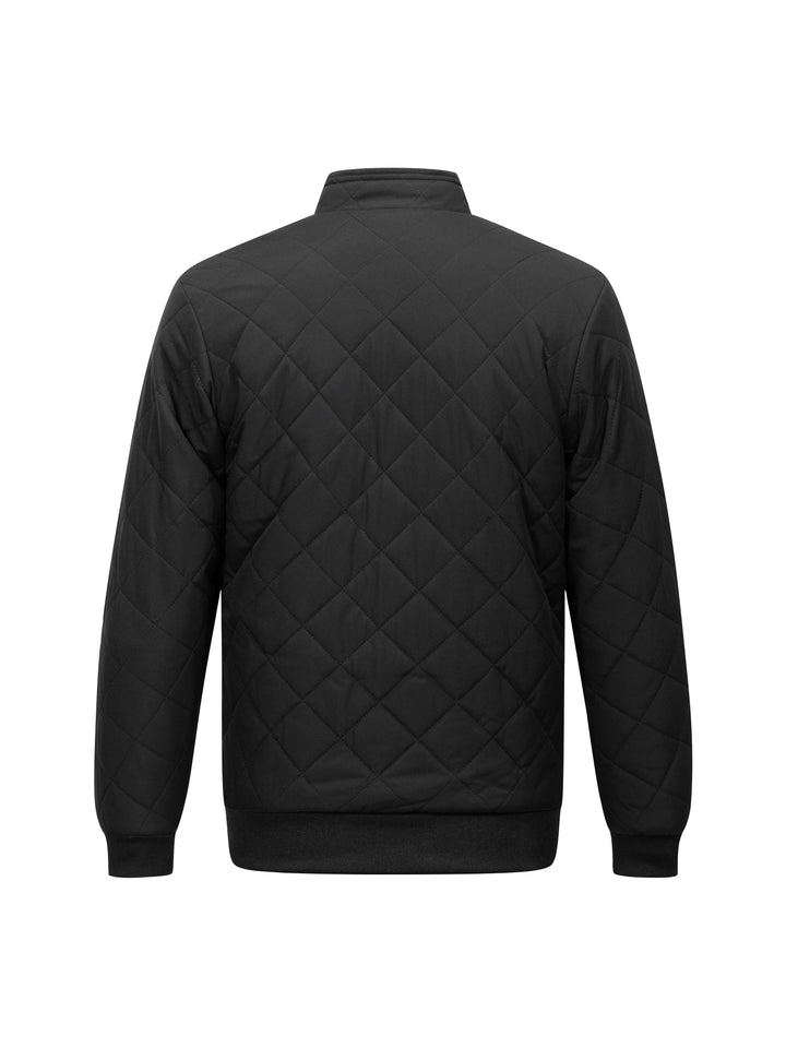 Baldfred | Herren Steppjacke mit Fleecefutter - Black - Image 2