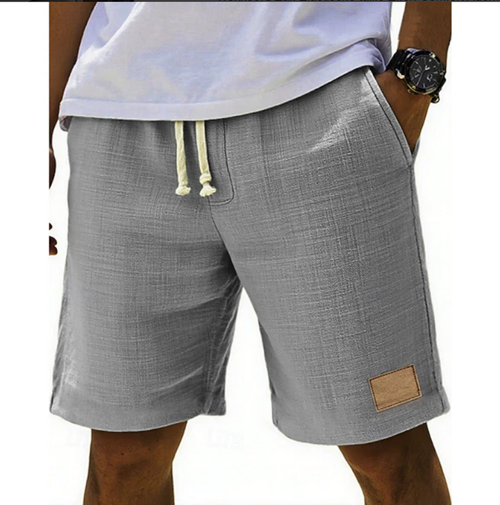 Bastian | Herren Bermuda Shorts mit Kordelzug - Light Grey - Image 2